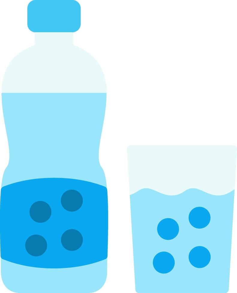 Drink Bottle Flat Icon vector