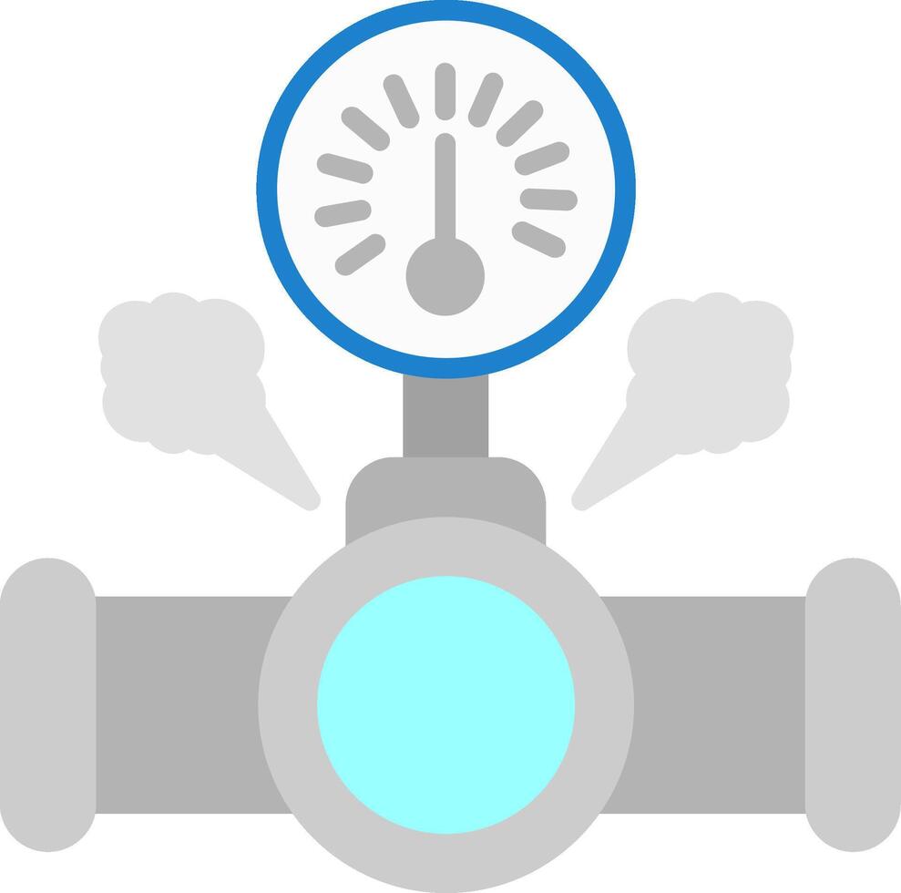High Pressure Flat Icon vector