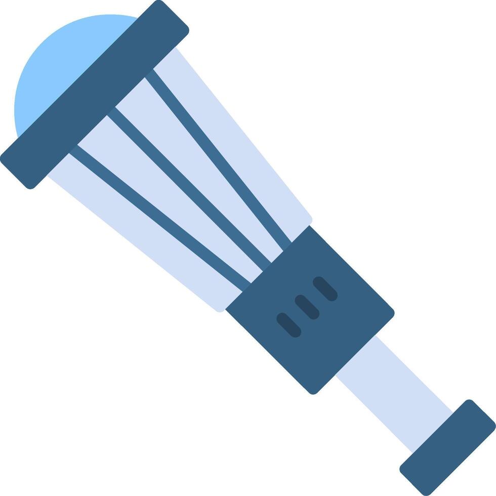 Monocular Flat Icon vector