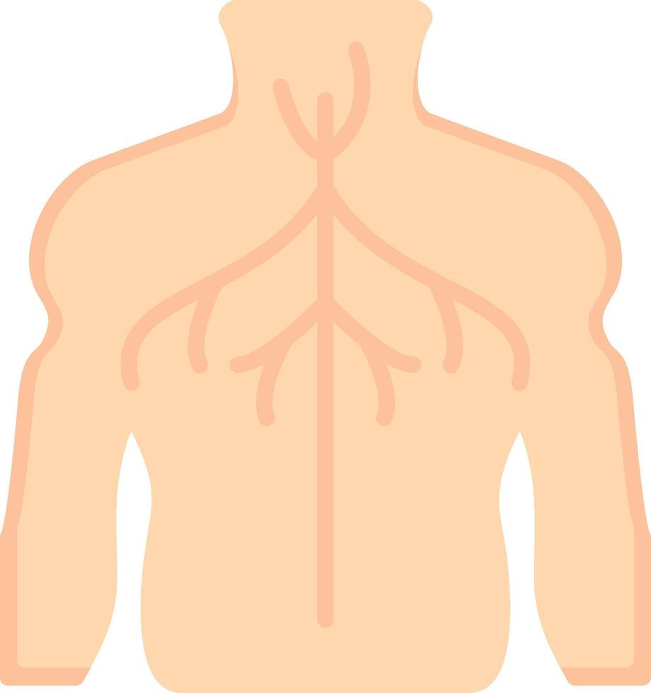 Nerves Flat Icon vector