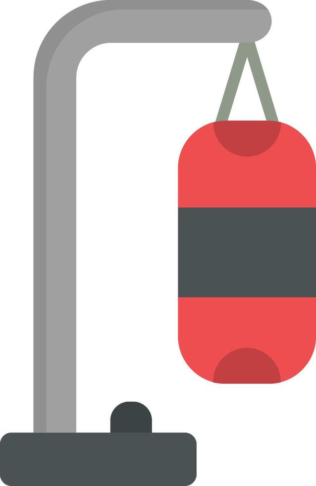 Punch Ball Flat Icon vector