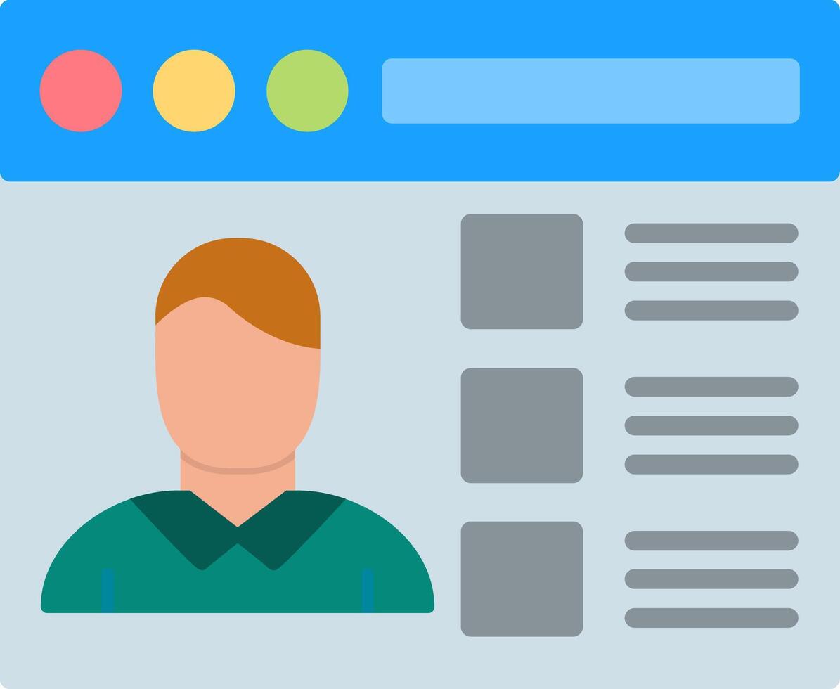 Online Registration Flat Icon vector