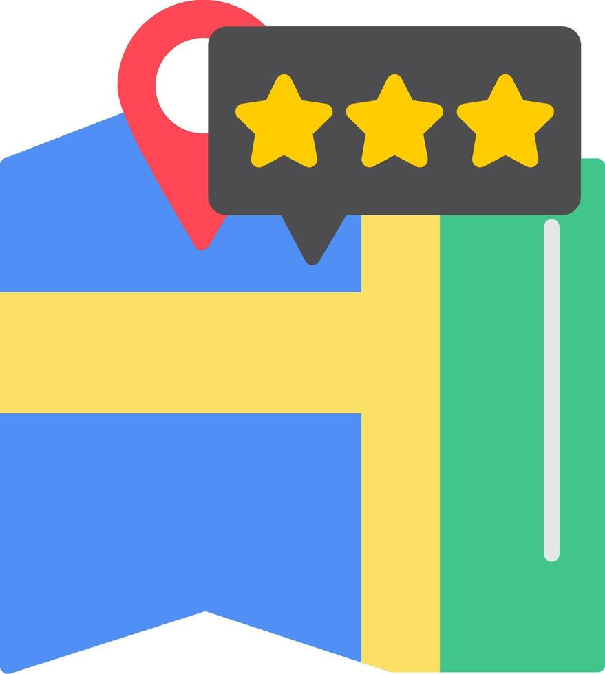 Rating Flat Icon vector