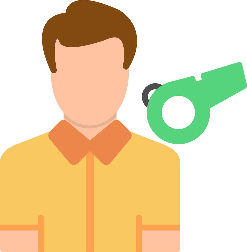 Coach Flat Icon vector