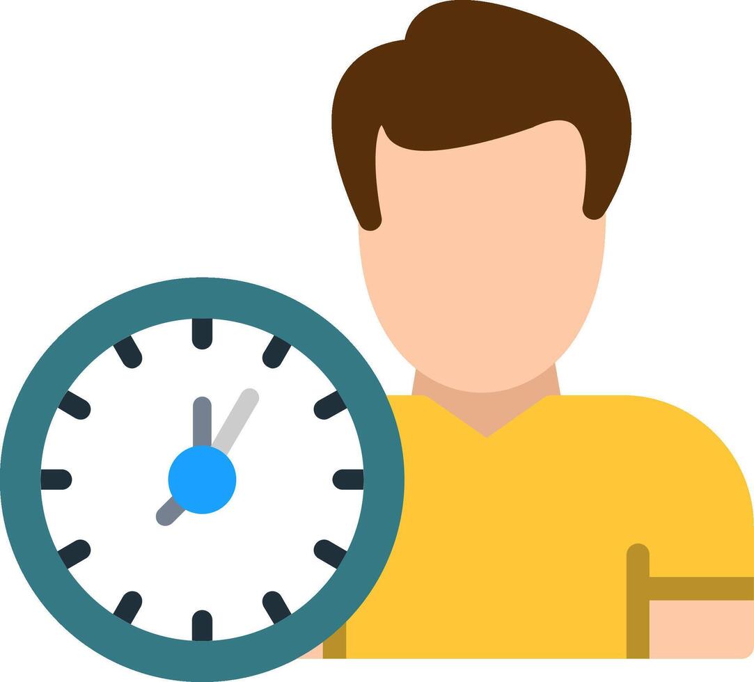 Time Flat Icon vector