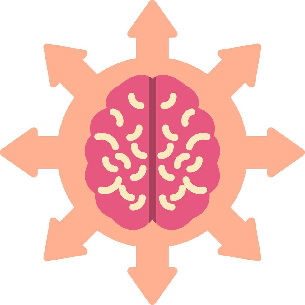 Brain Flat Icon vector
