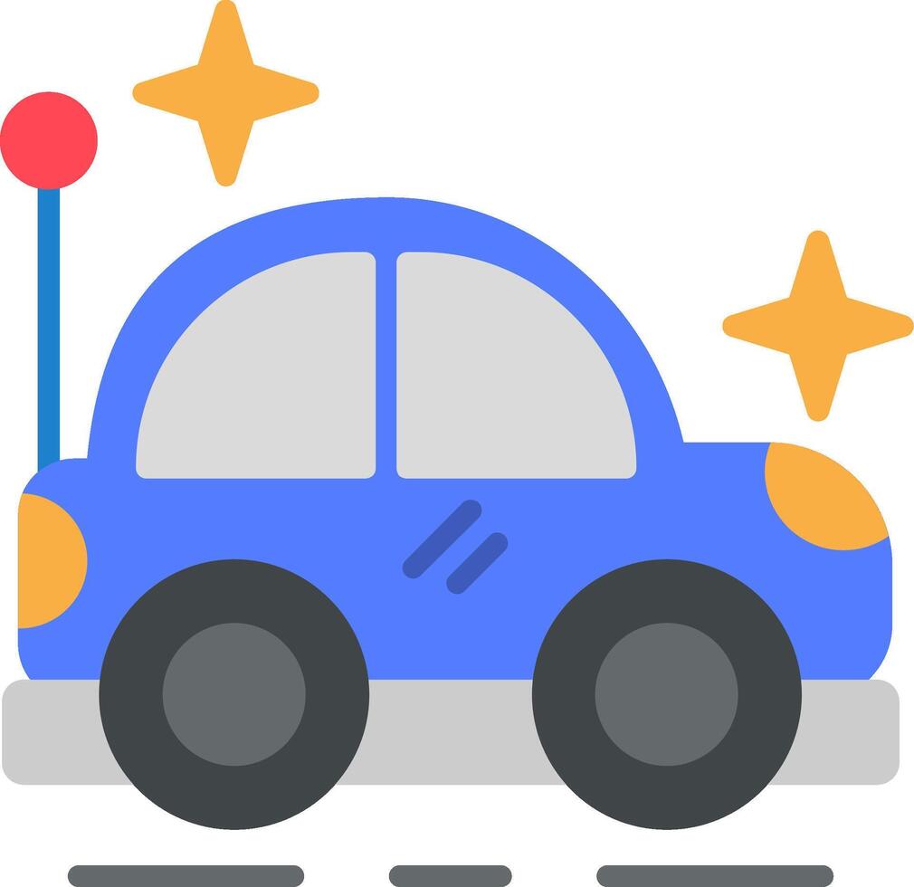 Car Toy Flat Icon vector