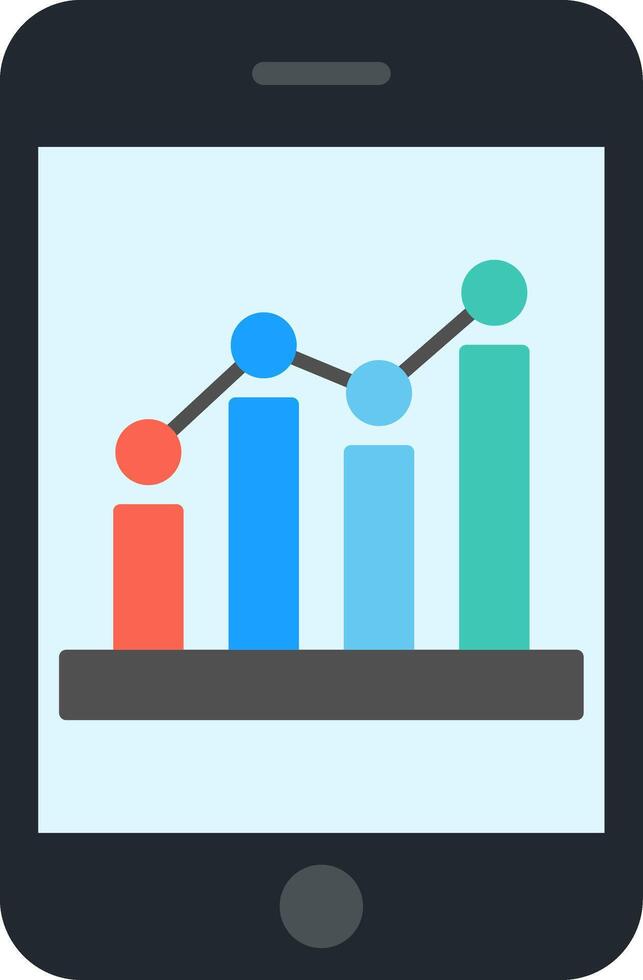 Analytics Flat Icon vector