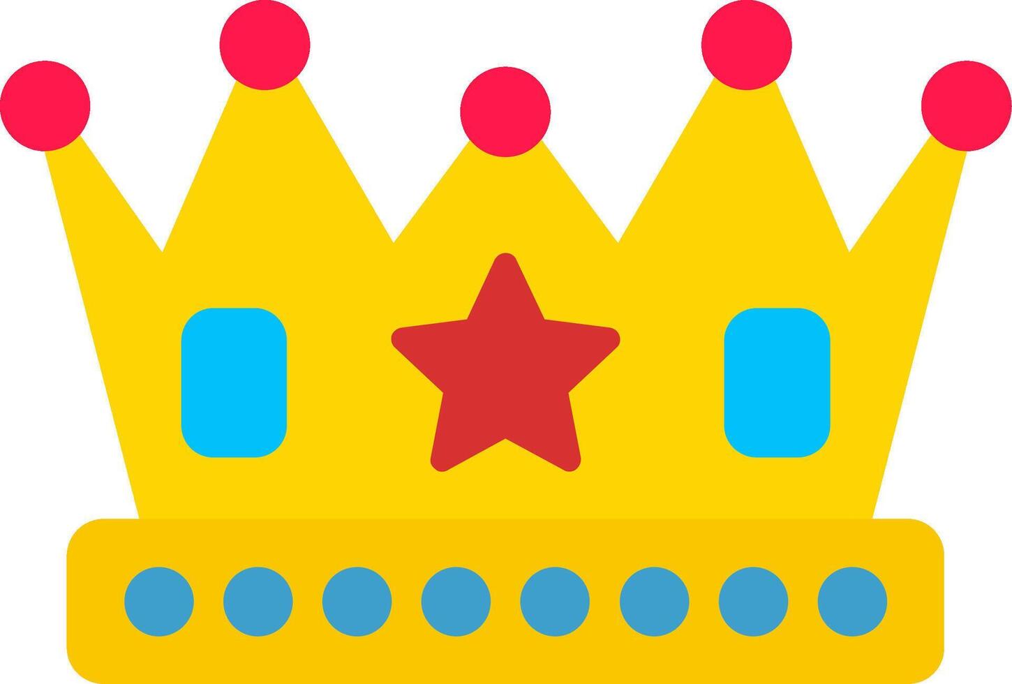 Crown Flat Icon vector