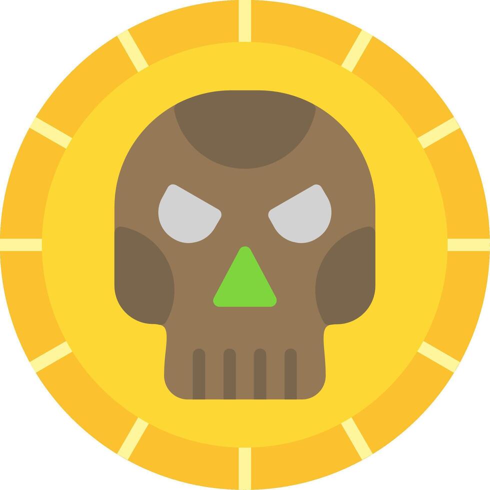 Coin Flat Icon vector