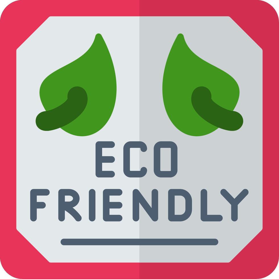 Eco Friendly Flat Icon vector