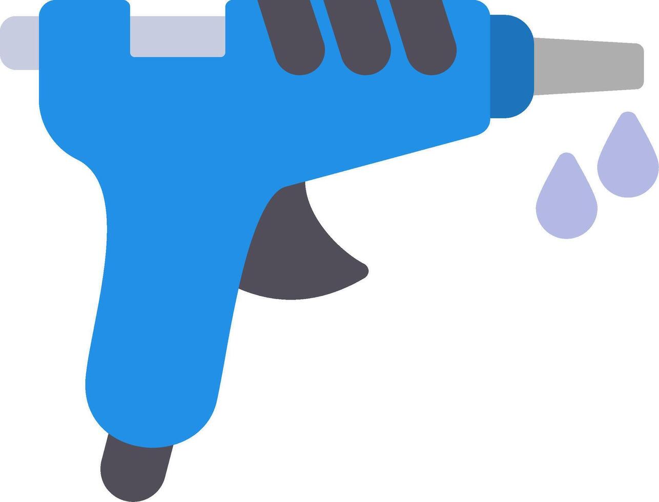 Glue Gun Flat Icon vector
