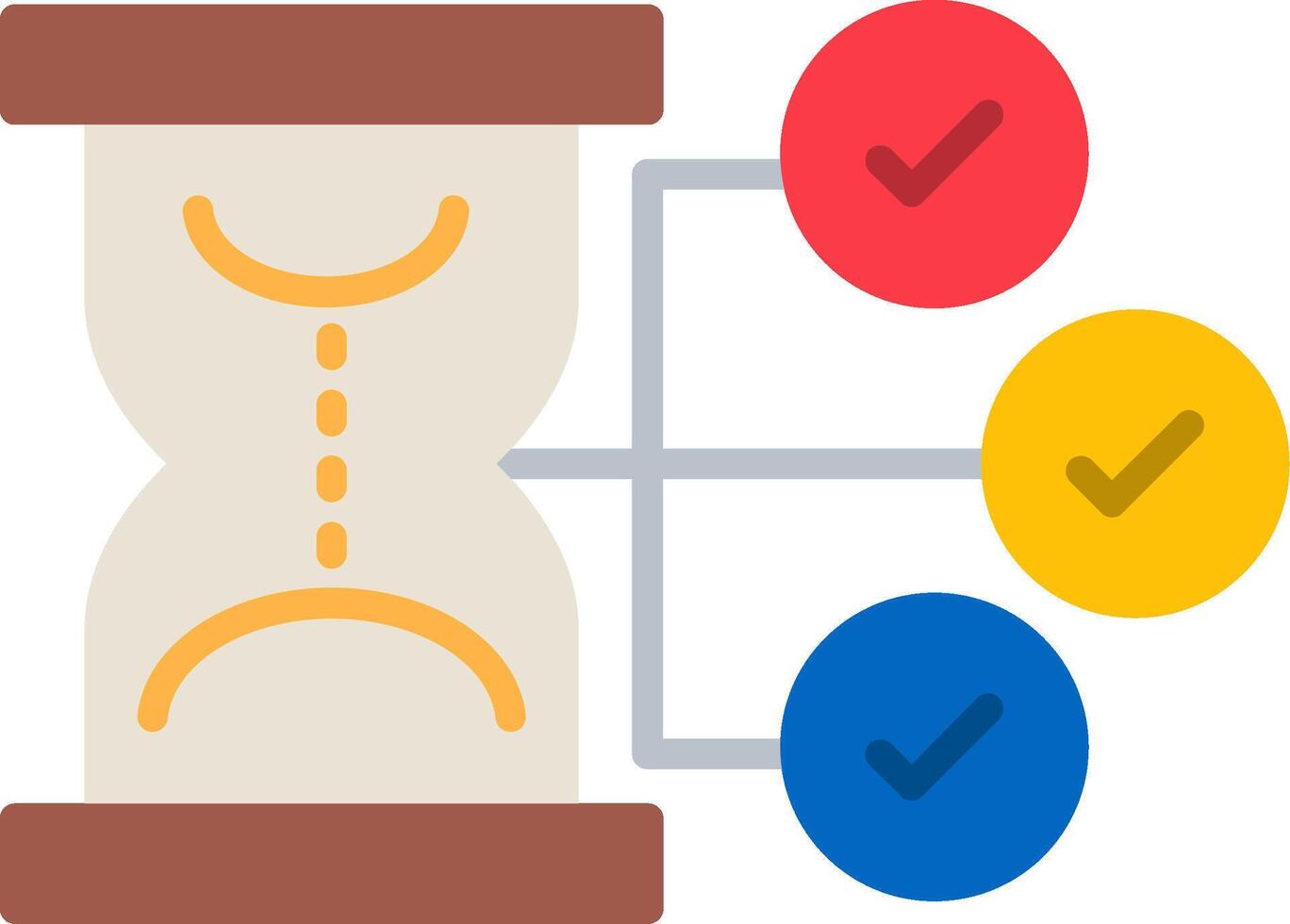 Hourglass Flat Icon vector