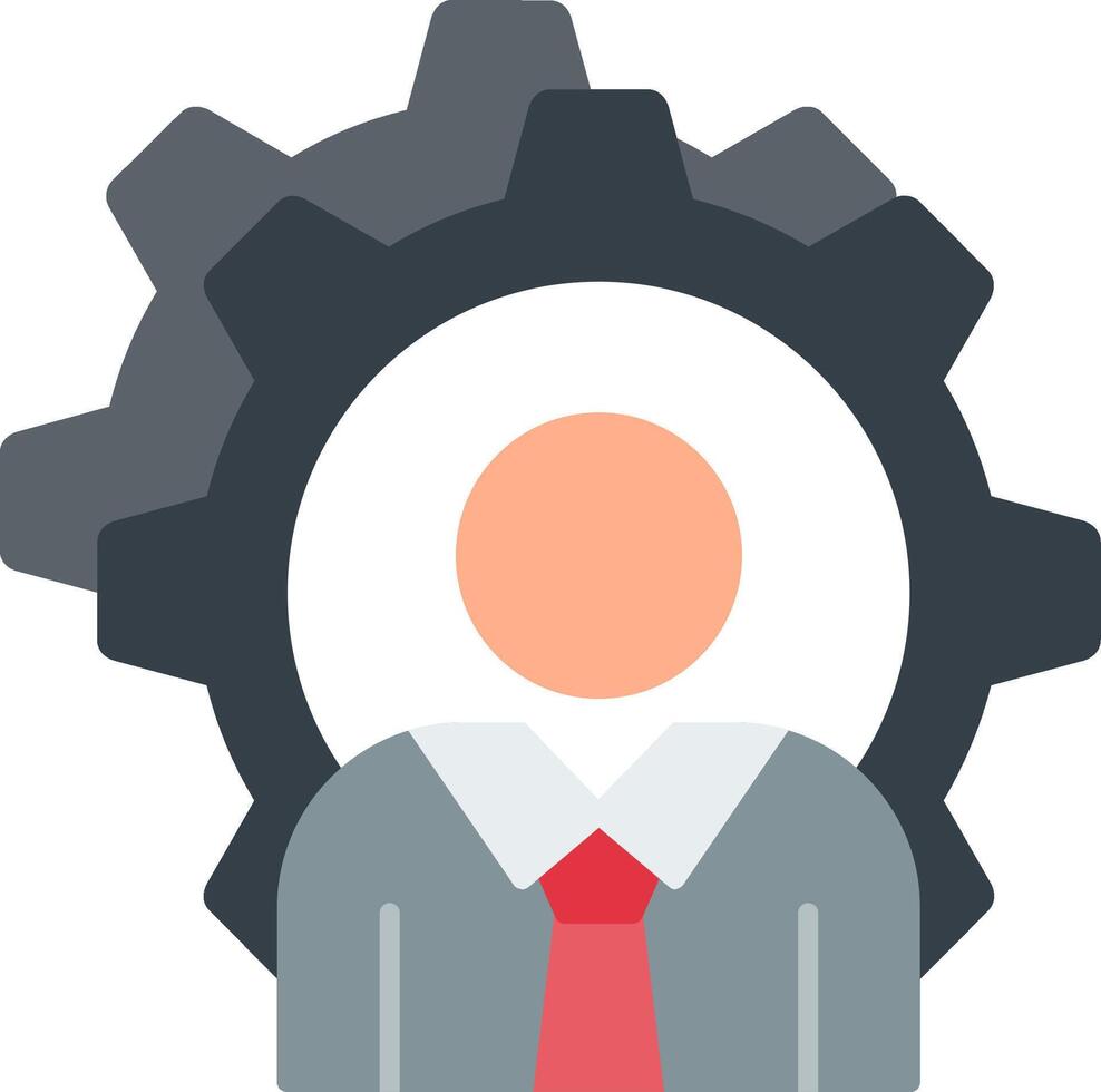 Management Flat Icon vector