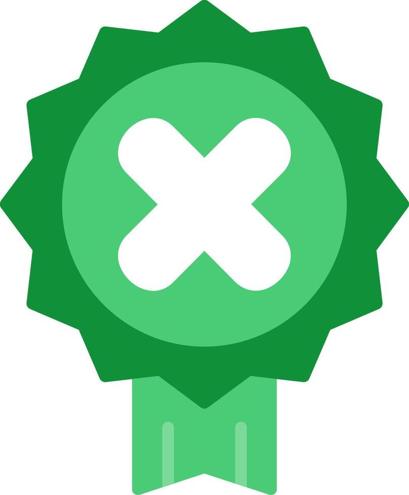 Rejected Flat Icon vector