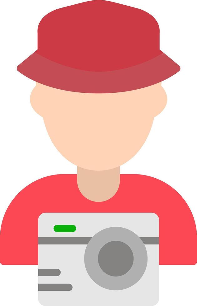 Tourist Flat Icon vector