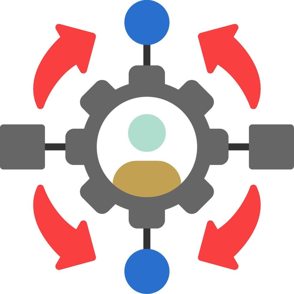 Adaptable Flat Icon vector
