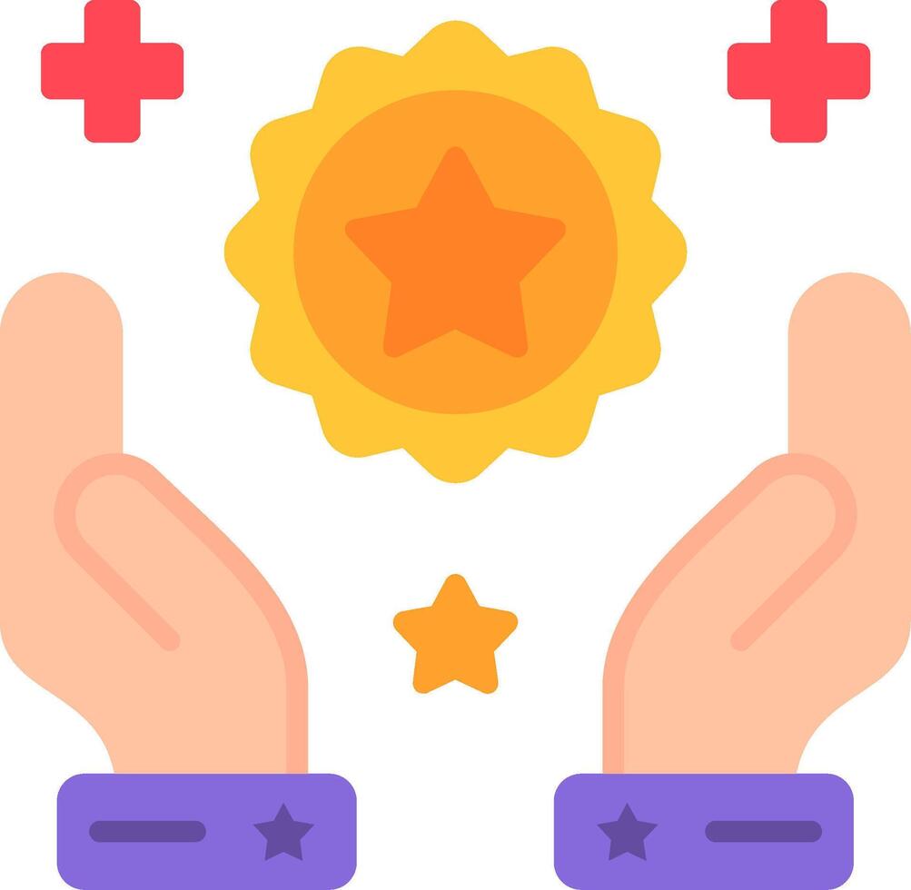 Benefits Flat Icon vector