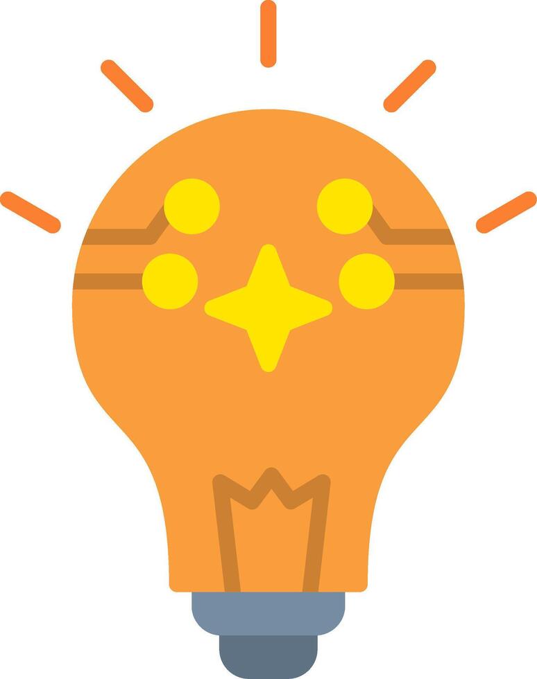 Bulb Flat Icon vector
