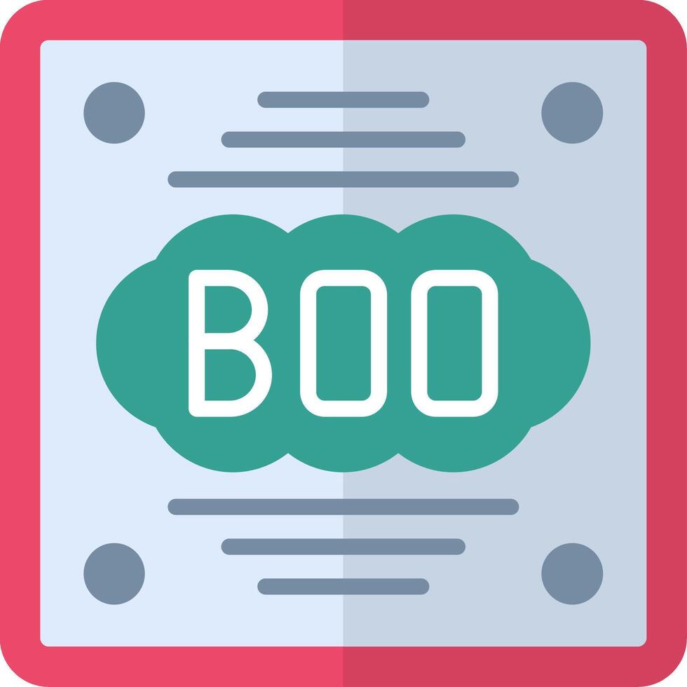 Boo Flat Icon vector