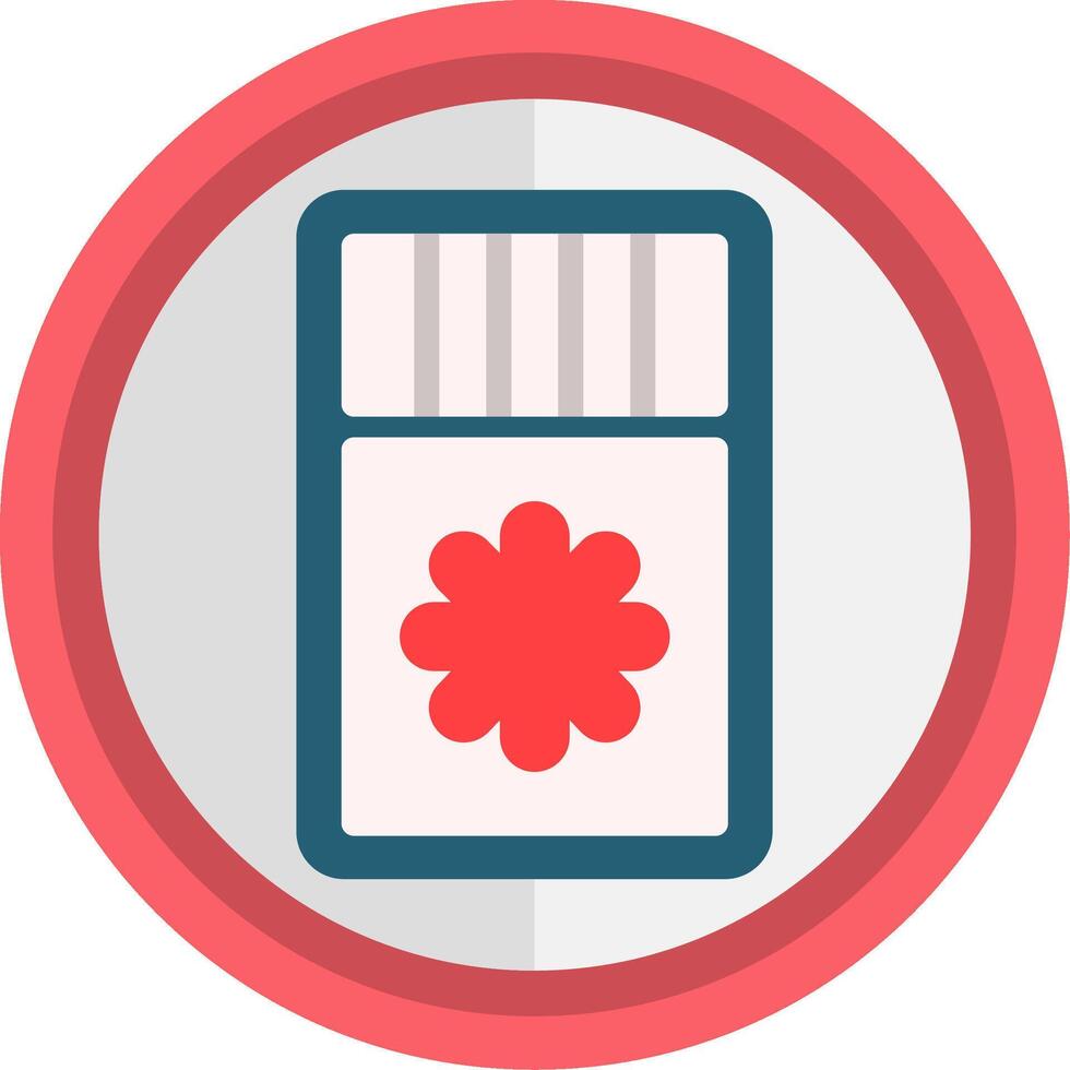Electrical Counter Flat Icon vector