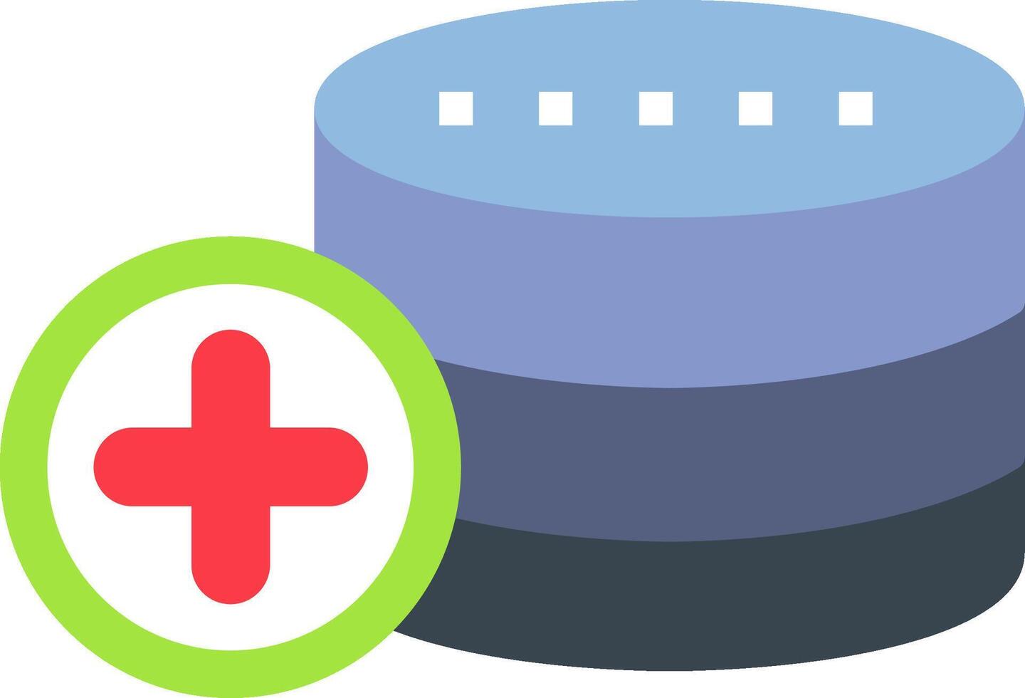 Database Flat Icon vector