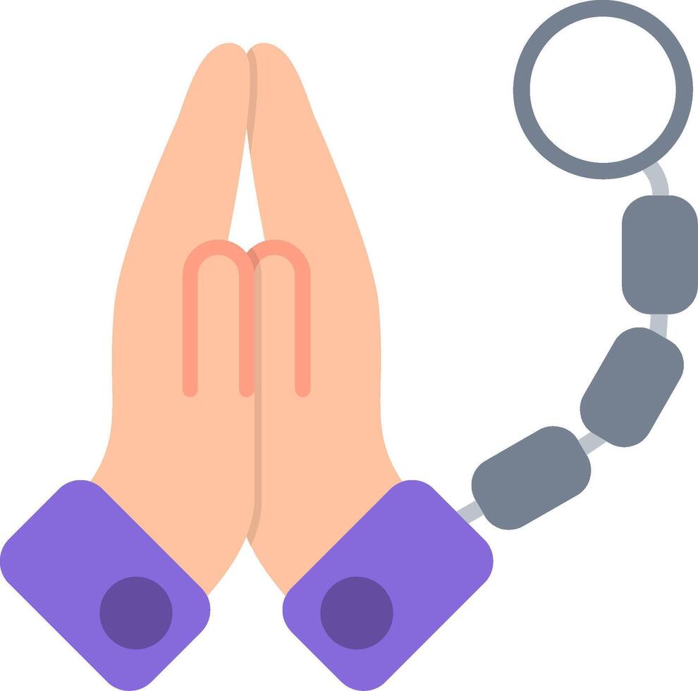 Forgiven Flat Icon vector
