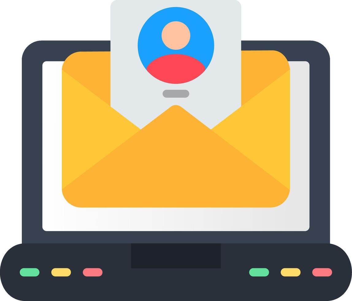 Email Flat Icon vector