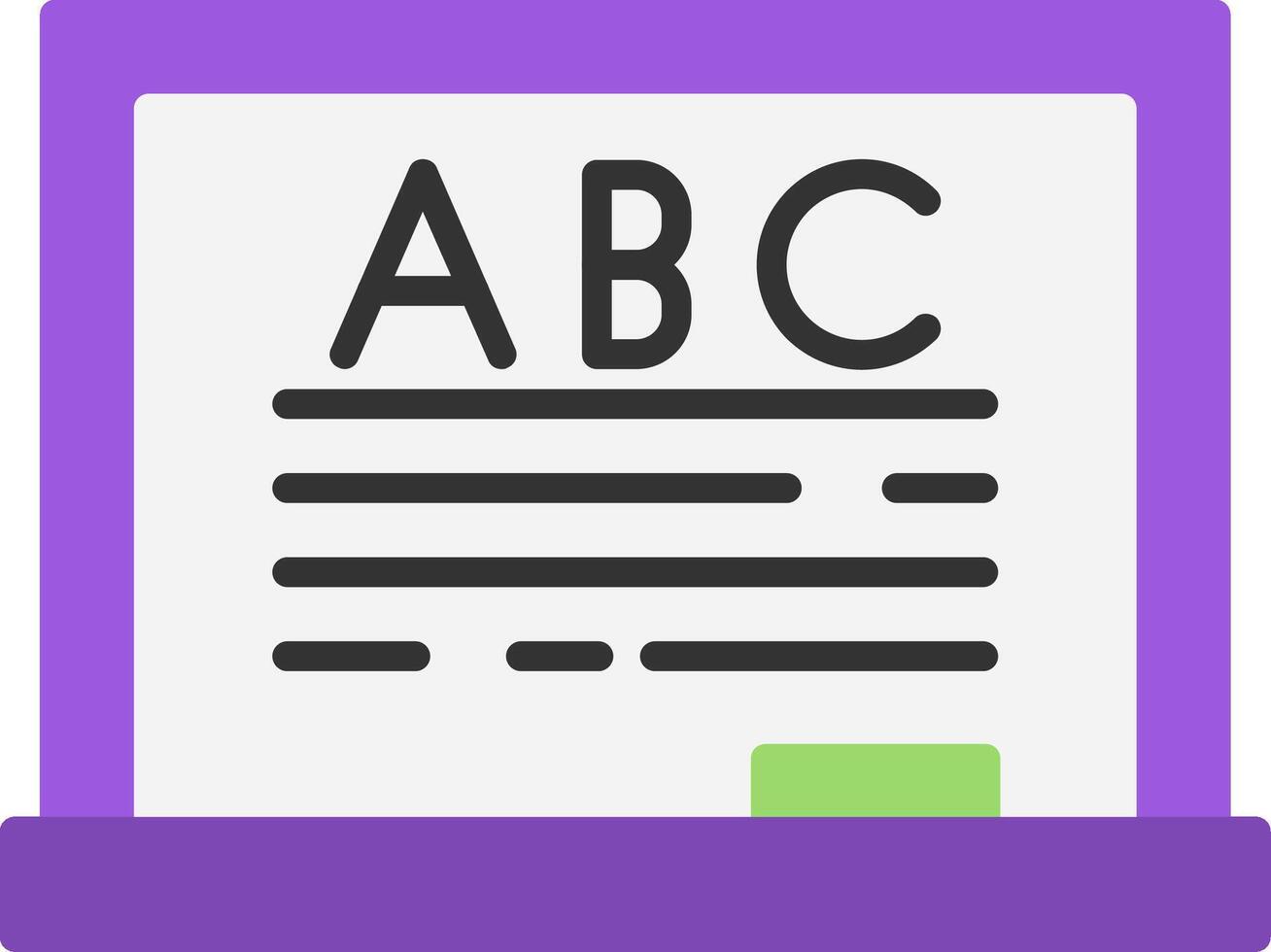 Blackboards Flat Icon vector