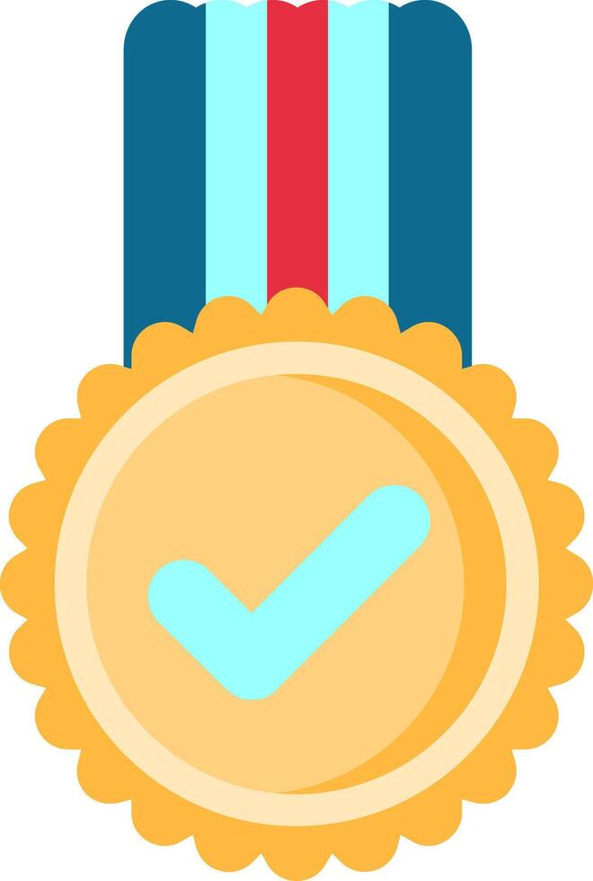 Medal Flat Icon vector