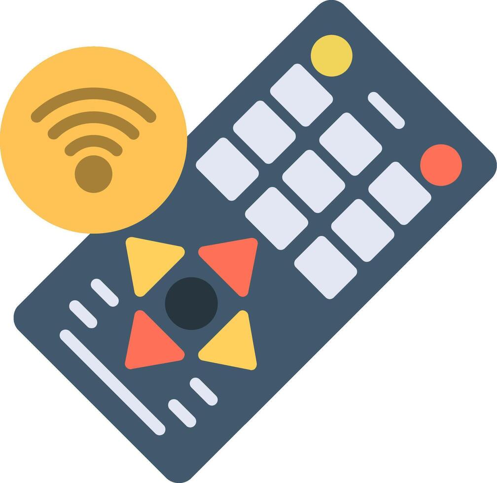 Remote Control Flat Icon vector