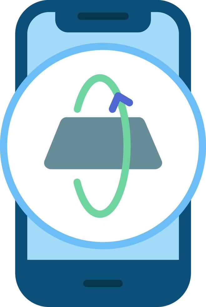 Tilt sensor Flat Icon vector