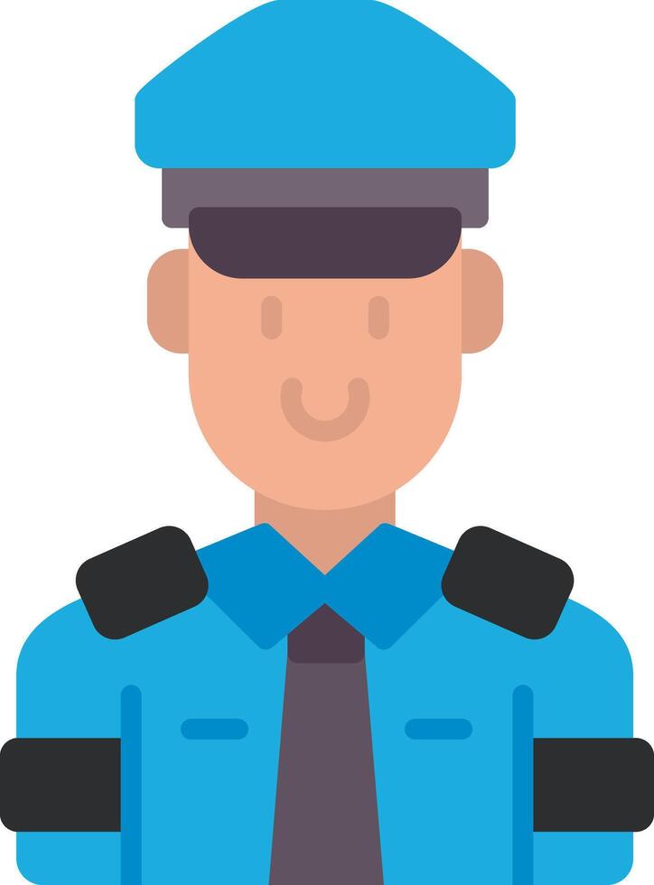 Police Flat Icon vector
