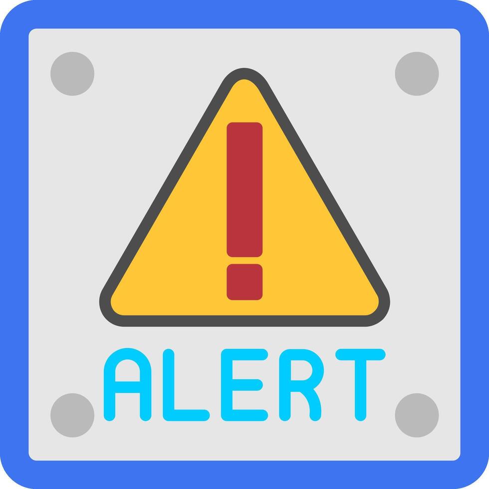 Alert Flat Icon vector