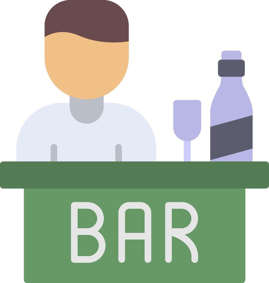 Bar Flat Icon vector