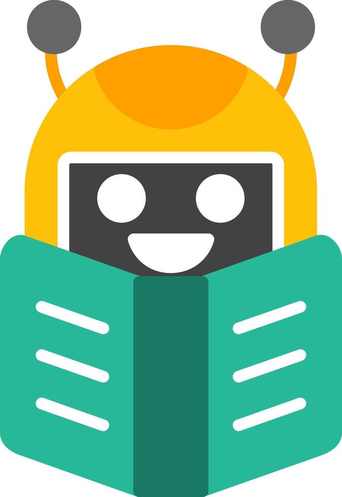 Bot Flat Icon vector
