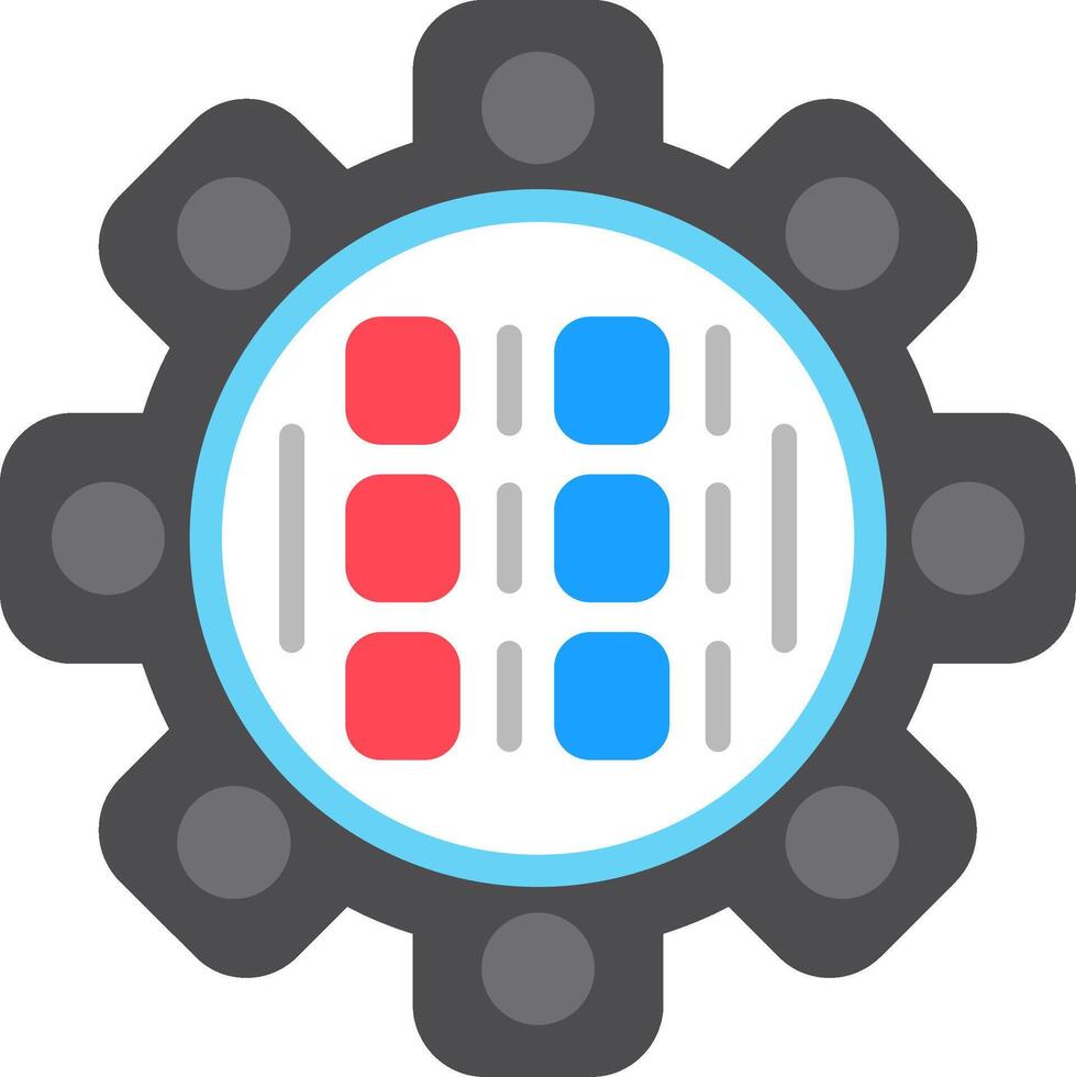 Binary Code Flat Icon vector