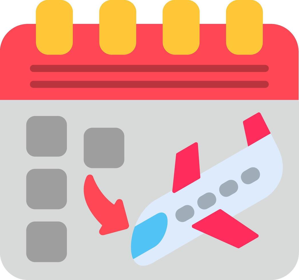Calendar Flat Icon vector