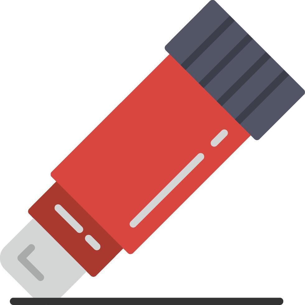Glue Stick Flat Icon vector