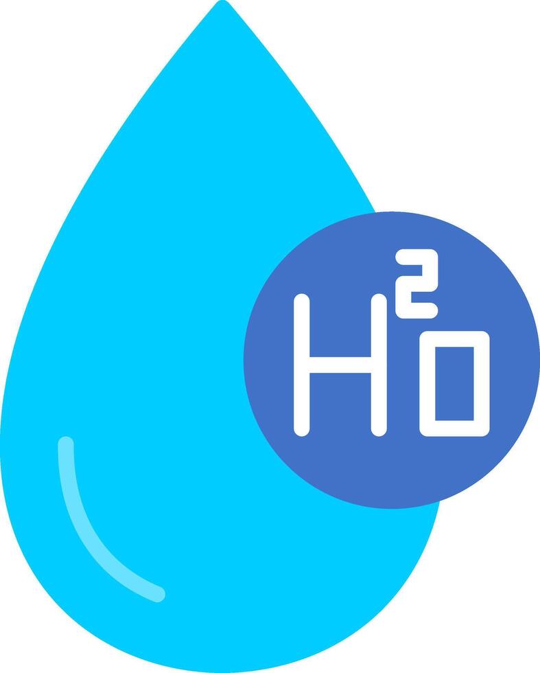 H2o Flat Icon vector