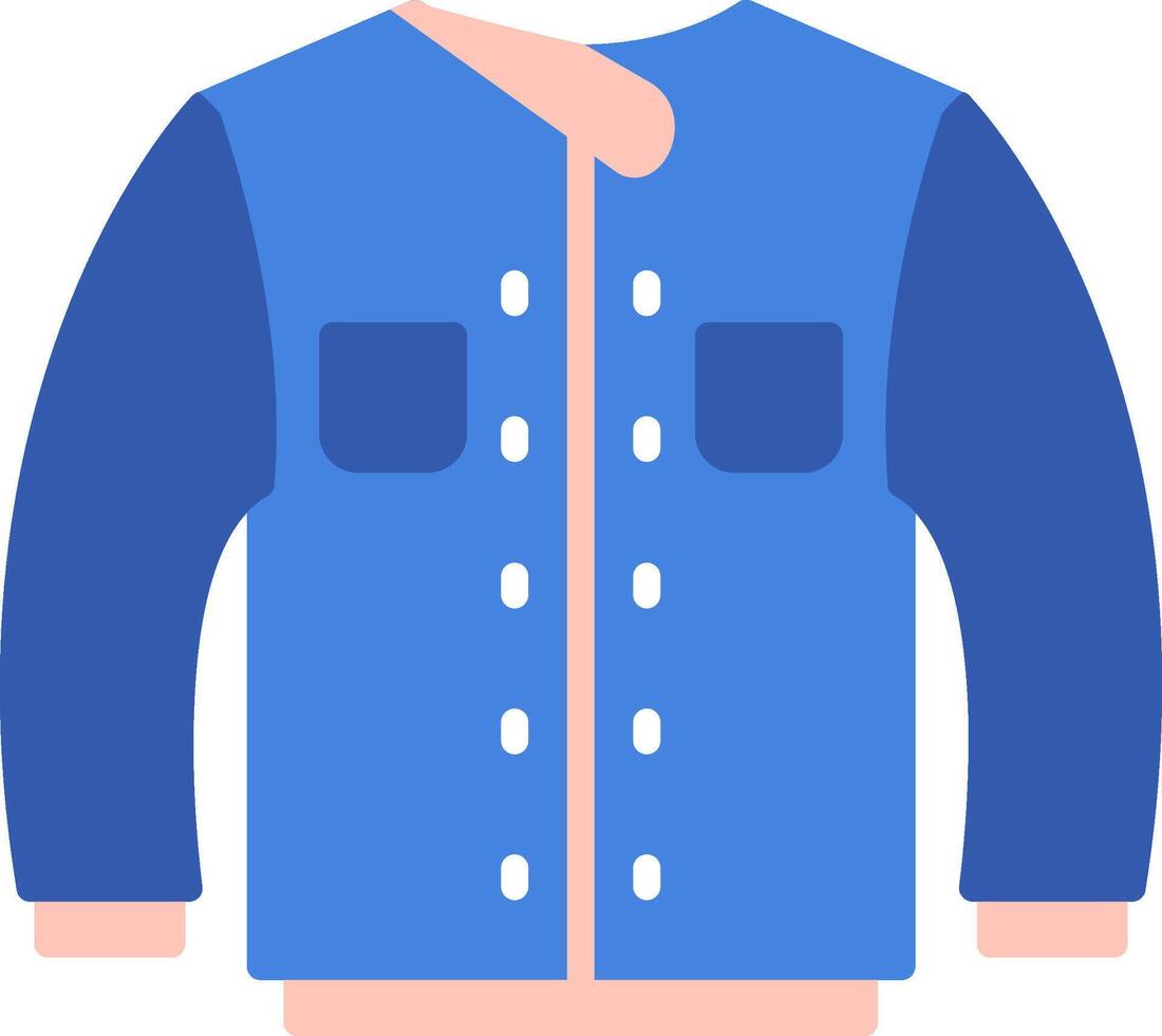Jacket Flat Icon vector