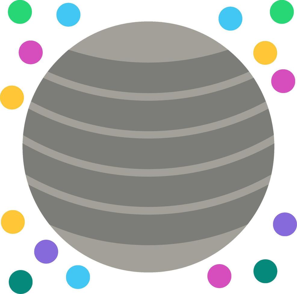 Planet Flat Icon vector