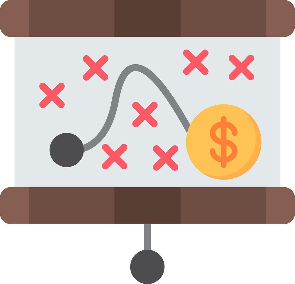 Strategy Flat Icon vector