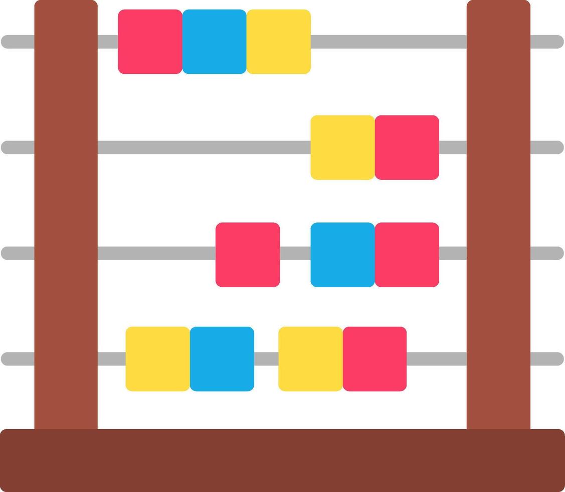 Abacus Flat Icon vector