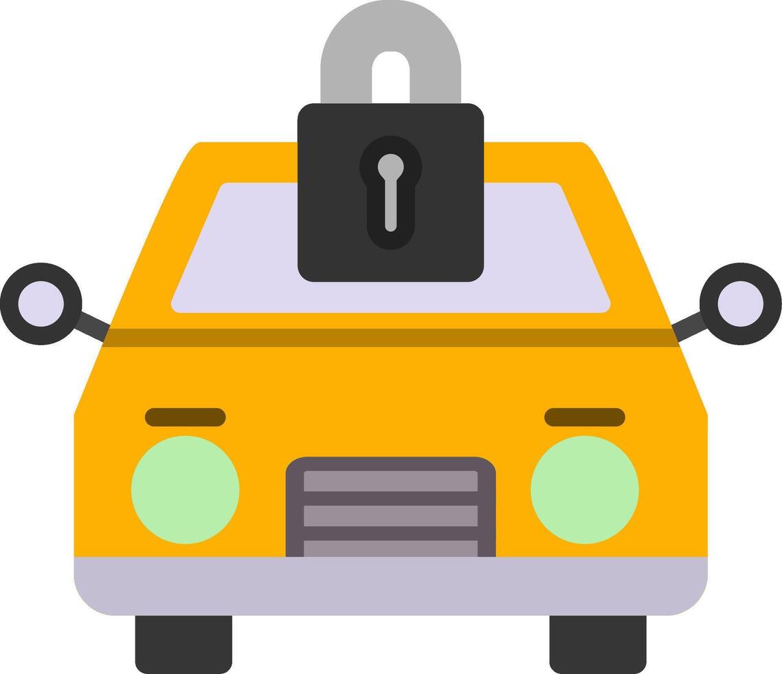 Car Flat Icon vector