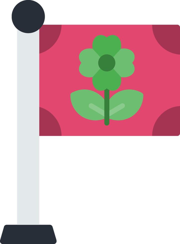 Flag Flat Icon vector