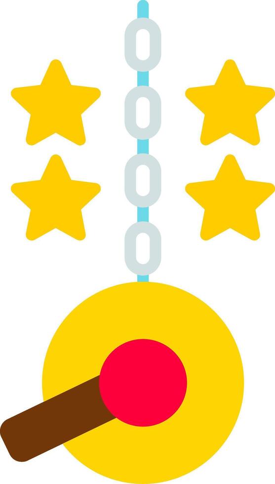 Gong Flat Icon vector