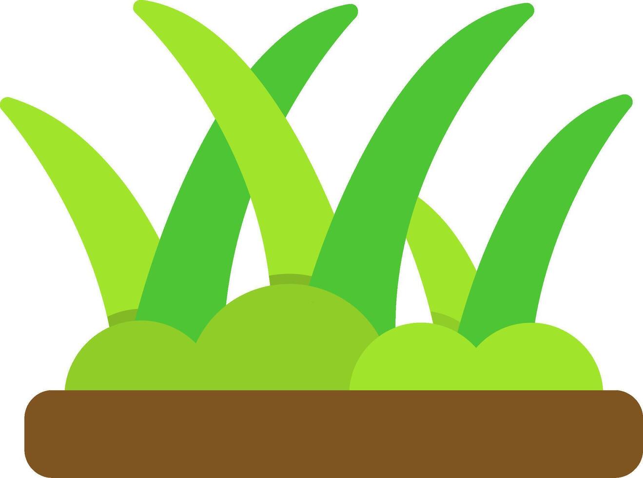 Grass Flat Icon vector