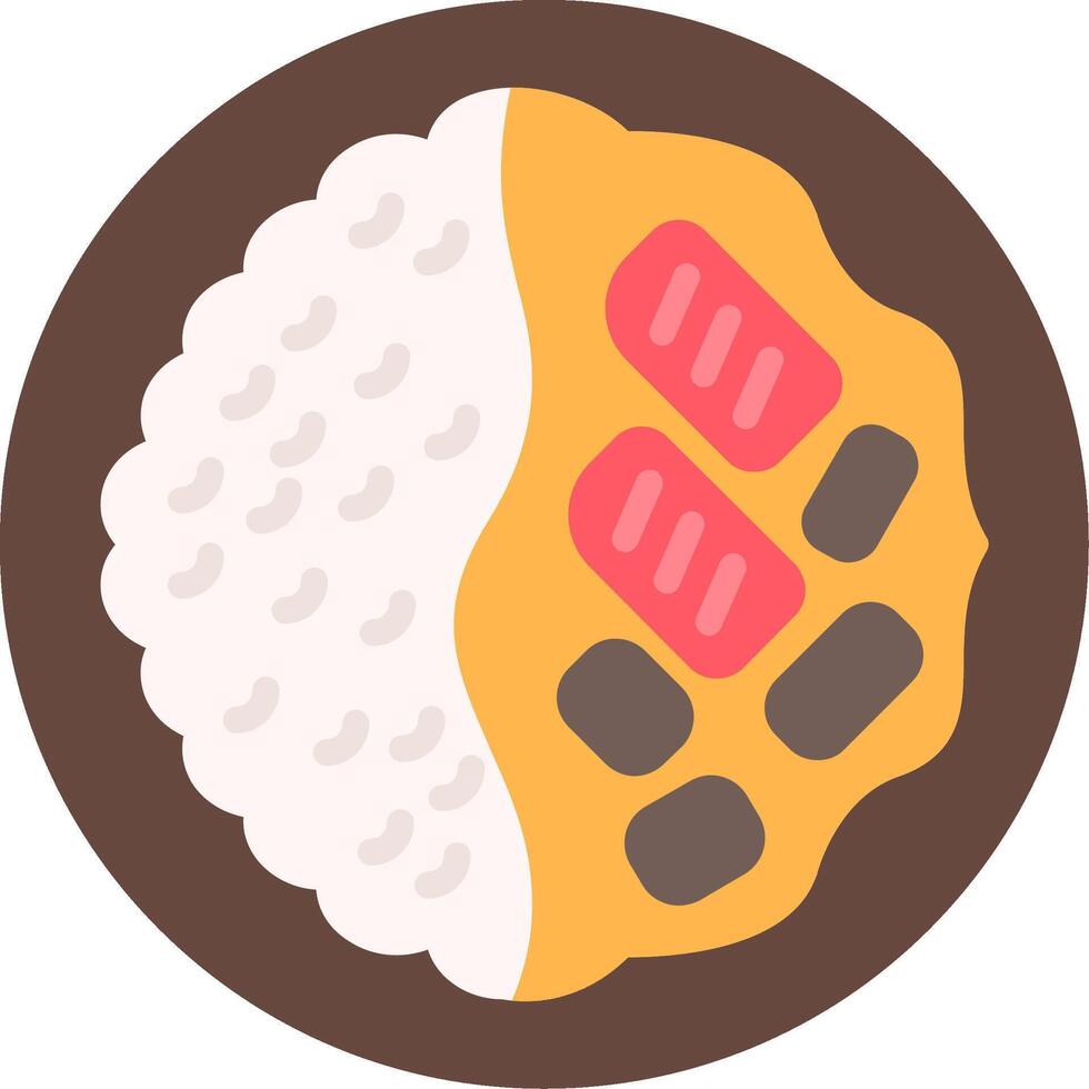 Kare Raisu Flat Icon vector