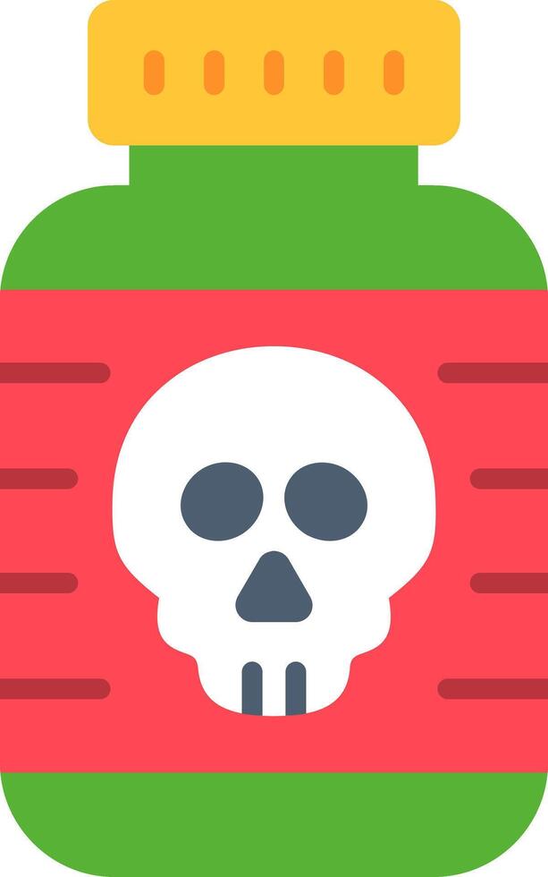Poison Flat Icon vector